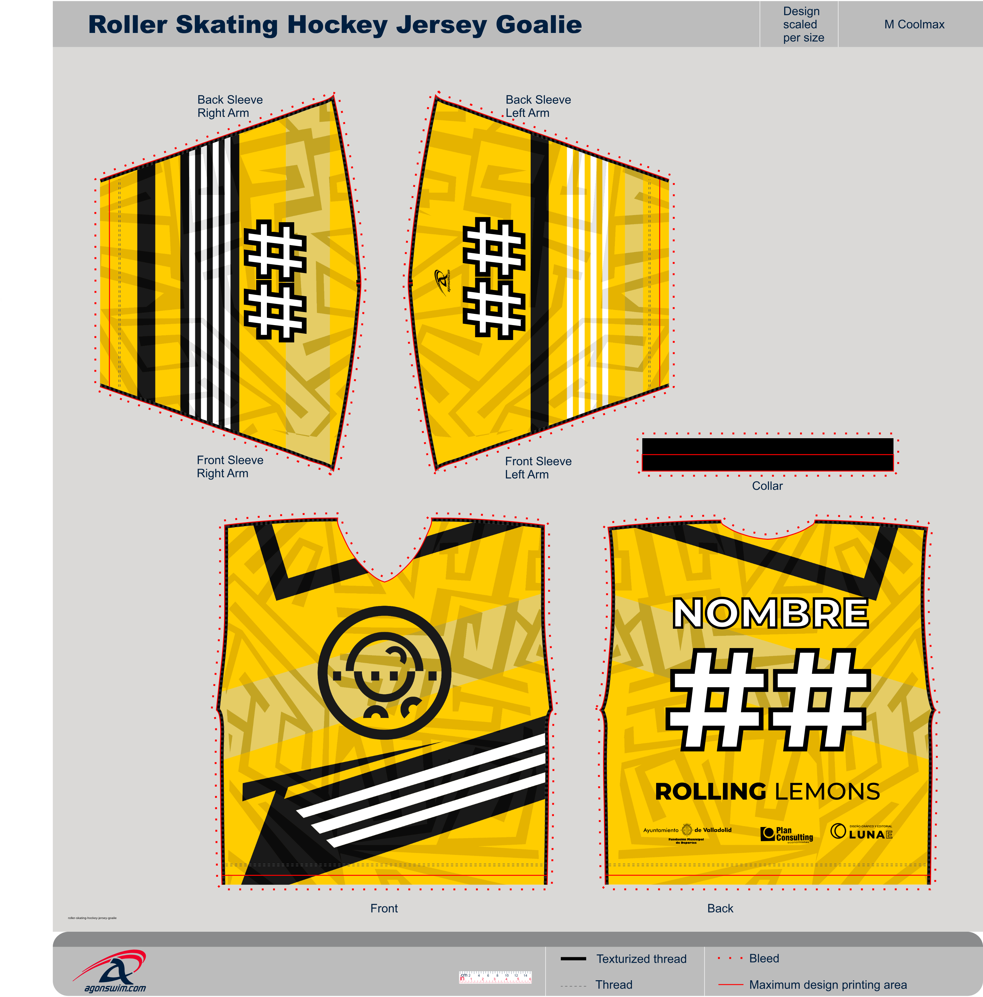 Coolmax Roller Skating Hockey Jersey (2022) 